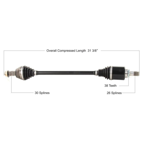TYTANEUM - TYTANEUM Heavy Duty CV Axle - HON-6050HD