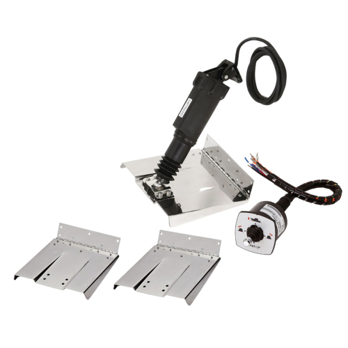 Uflex USA - Uflex 12x12 Polished Stainless Steel Trim Tab Kit