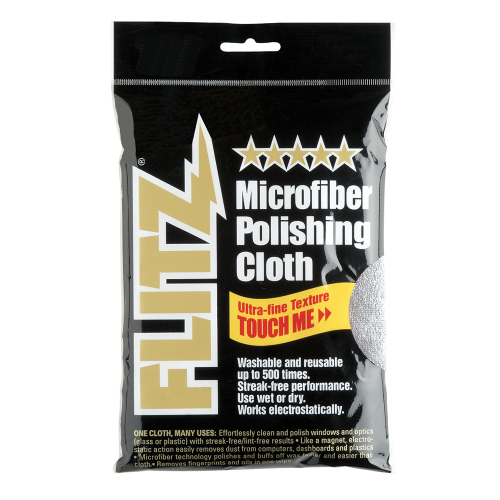 Flitz - Flitz Microfiber Polishing Cloth - 16" x 16" - Single Bag