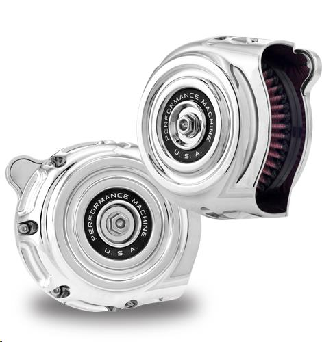 Performance Machine - Performance Machine Vintage Air Cleaner - Chrome - 0206-2142-CH