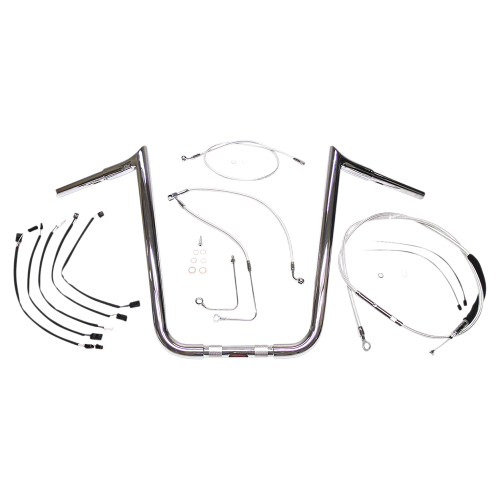 Magnum - Magnum 1-1/4in. Viking Ape Hanger Handlebar Kit - 14in. - Chrome - 38878-314