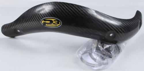 P3 - P3 Header Heat Shield - Carbon Fiber - 201077-19