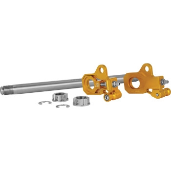 Performance Machine - Performance Machine Axle Adjuster Kit - Gold - 0117-0028M-G