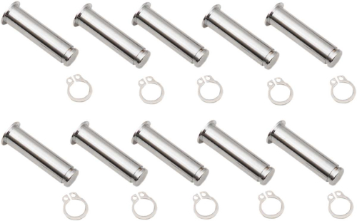 Drag Specialties - Drag Specialties Pivot Pin/Clip Kit - Chrome - 0617-0195