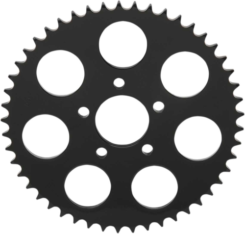 Drag Specialties - Drag Specialties 530 Chain Conversion Rear Sprocket - Flat - 49T - Gloss Black - 1210-1845
