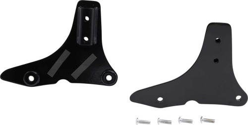 Khrome Werks - Khrome Werks Round Side Plates - Gloss Black - 263855