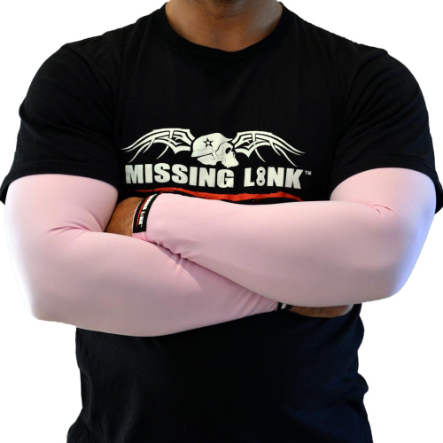 Missing Link - Missing Link Armpro Sleeves - APPKM - Solid Pink - Medium