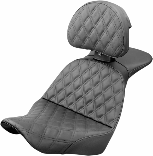 Saddlemen - Saddlemen Explorer LS Touring Seat with Backrest - 818-29-030LS