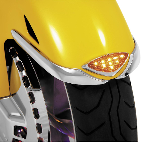 Show Chrome - Show Chrome LED Front Fender Medallion - 52-651