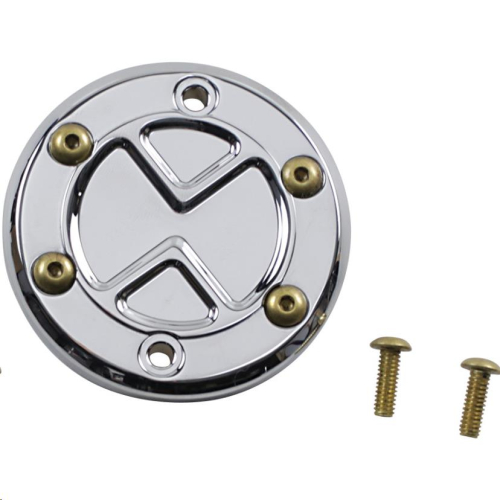 Carl Brouhard Designs - Carl Brouhard Designs Points Covers - Chrome - Bomber Series - BS-PTM8-C