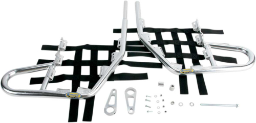 Motorsport Products - Motorsport Products EZ-FIT Nerf Bars - Silver - 81-3201
