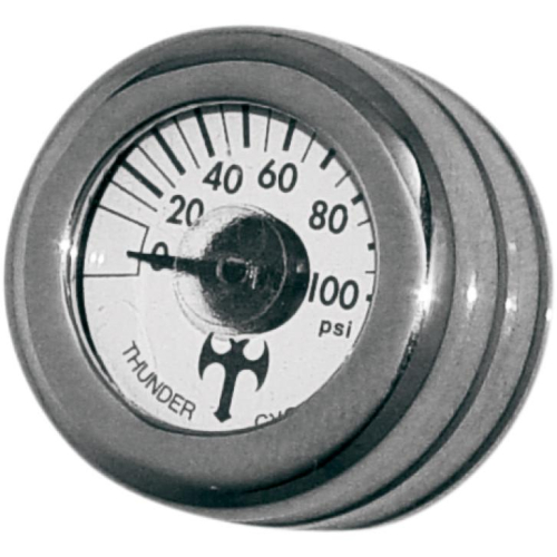 Eddie Trotta Designs - Eddie Trotta Designs Mini Oil Pressure Gauge and Cover - Polished - TC-001