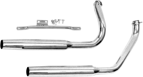 Paughco - Paughco 1 3/4in. Tapered Exhaust System - 38in. - 733TM