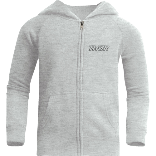 Thor - Thor Aerosol Youth Zip-Up Fleece Sweatshirt - 3052-0687 - Nickel - Large