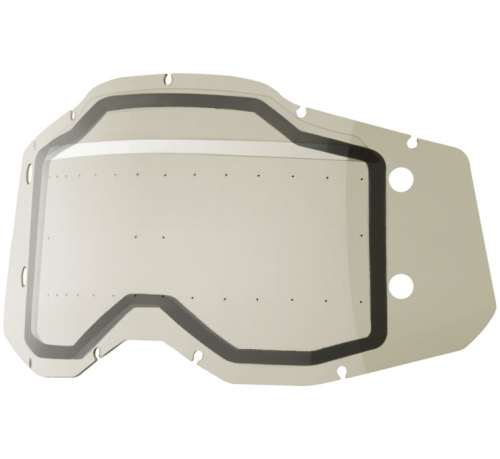 100% - 100% Forecast 2 Lens Dual Pane - Smoke with Bumps - 59101-00002