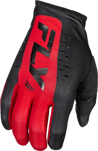 Fly Racing - Fly Racing Lite Youth Gloves - 378-711YL - Black/Red - Large
