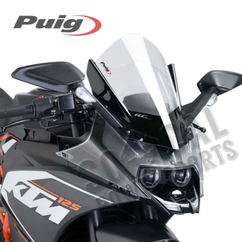 PUIG - PUIG Racing Windscreen - Clear - 7004W