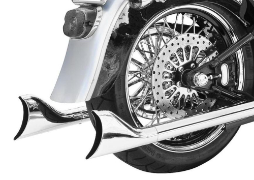 Freedom Performance - Freedom Performance 2 1/2in. Sharktail End Cap - Chrome - AC00034