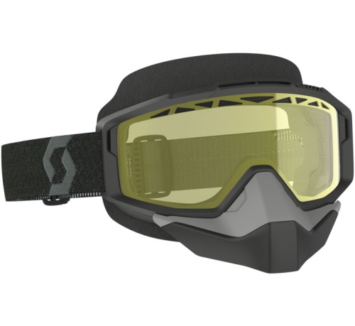 Scott USA - Scott USA Split OTG Snowcross Goggles - 285543-0001029 - Black/Clear Lens - OSFM