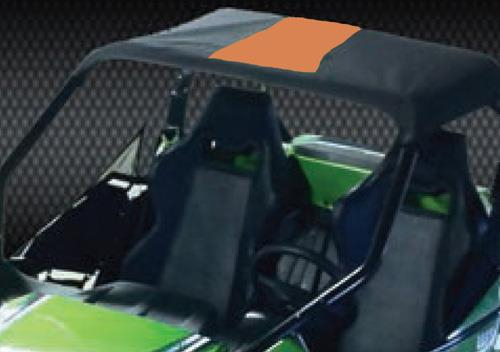 Koronis Parts Inc - Koronis Parts Inc Beard Bimini Top - Black/Orange - 875-310-79