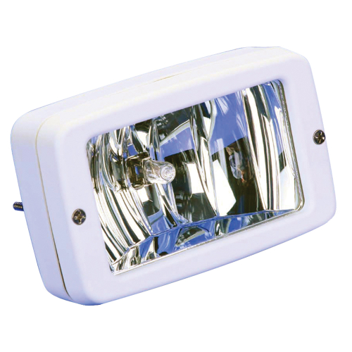 Marinco - Marinco Flush Mount Halogen Deck Lamp - 12V - 55W - White