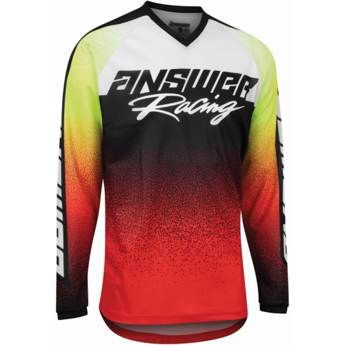 Answer - Answer A22 Syncron Prism Youth Jersey - 446405 - Red/Hyper Acid - X-Small