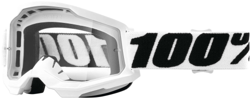 100% - 100% Strata 2 Everest Goggles - 50421-101-12 - Everest / Clear Lens - OSFA