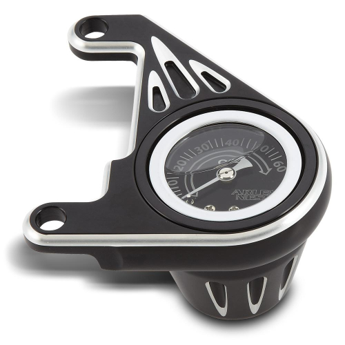 Arlen Ness - Arlen Ness Oil Pressure Gauge - Deep Cut - 15-665
