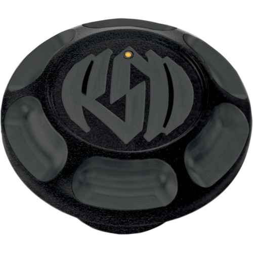 RSD - RSD Replacement Fuel Gauge Cap With LED Fuel Light - Vintage - Black Ops - 0210-2017-SMB
