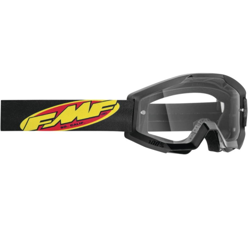 FMF Racing - FMF Racing PowerCore Core Youth Goggles - F-50054-00002 - Black / Clear Lens - OSFM