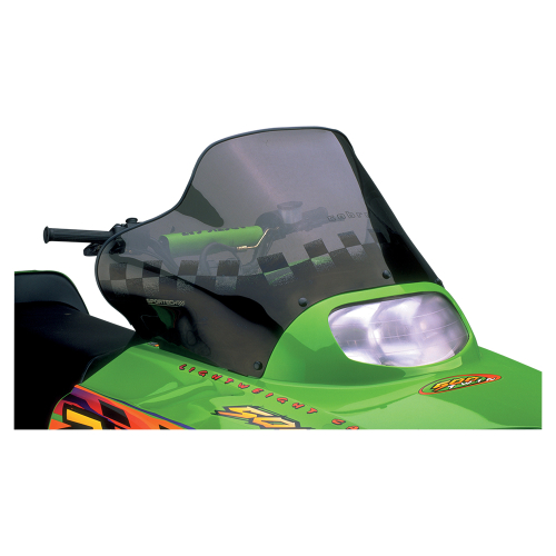 Powermadd - Powermadd Cobra Windshield - 15in. - Tint/Black Checks - 12230