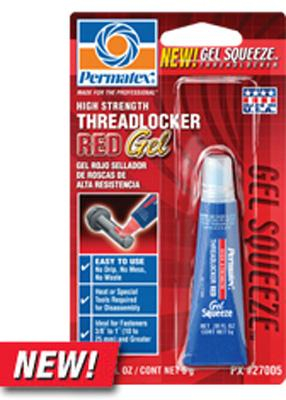 Permatex - Permatex Gel Twist Threadlockers - 5 gr - Red - 27005