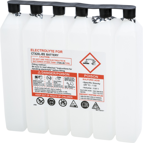 Fire Power - Fire Power Sealed Battery Electrolyte Pack - 900CC CTX