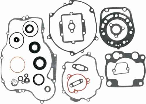 Moose Racing - Moose Racing Complete Gasket Kit with Oil Seals - 811458MSE