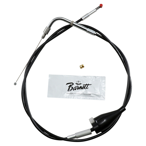 Barnett - Barnett Black Vinyl Idle-Cruise Cable (+6in.) - 101-30-41002-06