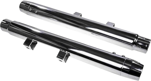 HardDrive - HardDrive Sportster Muffler - Chrome with Chrome End Cap - 062018