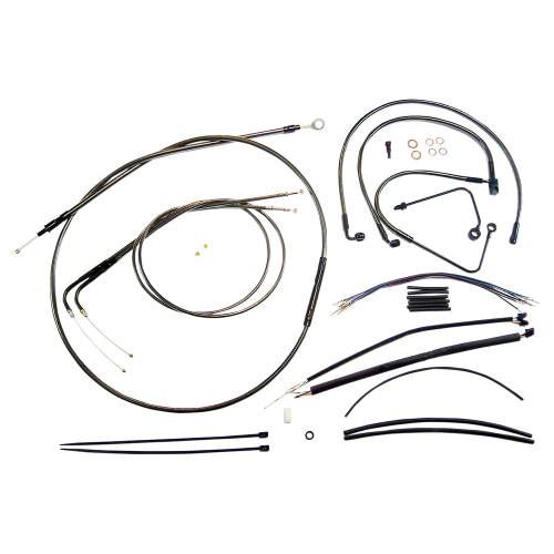 Magnum - Magnum Black Pearl Handlebar Installation Kit for 12-14in. Ape - 487261