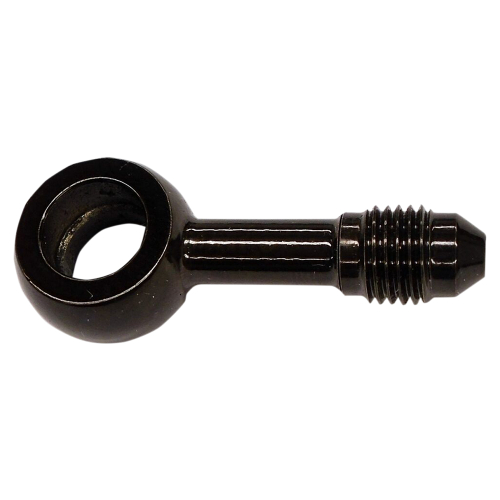 Magnum - Magnum 12mm Banjo x AN-3 Brake Line Fitting - 180deg. - Black - 1704-55