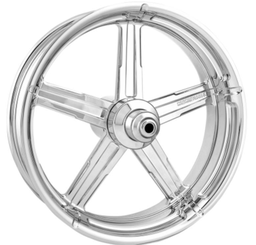 Performance Machine - Performance Machine Formula One-Piece Aluminum Rear Wheel - 18x5.5in. - Chrome - 12697814RFRMBM