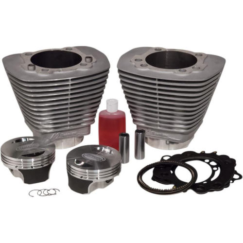 Revolution Performance - Revolution Performance Monster Big Bore Kit (109in. Flat Top) - Bore 3.875in. - 10.5:1 Compression - Silver - 201-215W