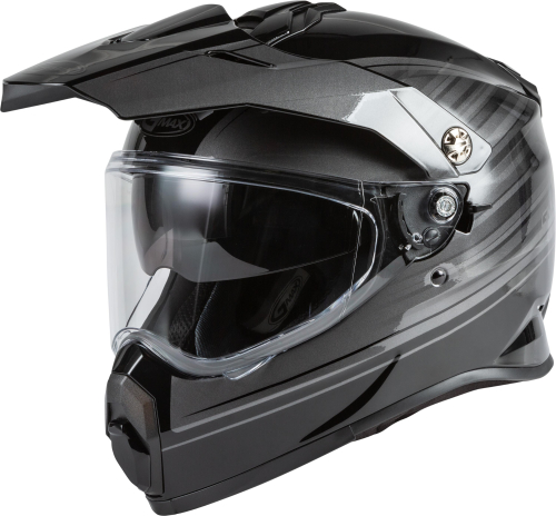 G-Max - G-Max AT-21 Raley Youth Helmet - G1211022 - Black/Gray - Large