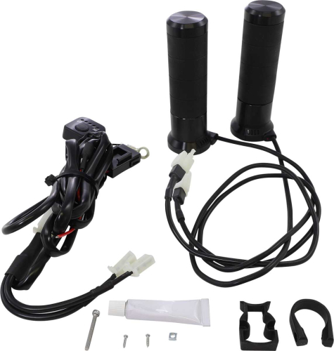 Koso North America - Koso North America Titan Heated Grips for 7/8in. + 1in. Handlebars - Black - AX065KG0