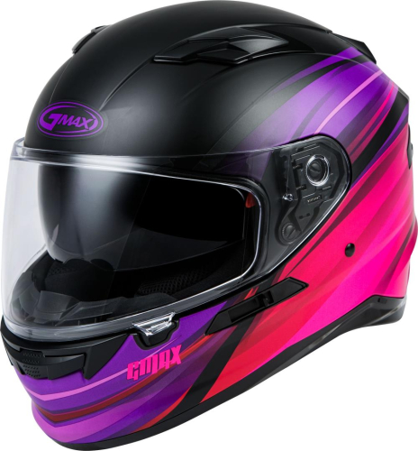 G-Max - G-Max FF-98 Osmosis Helmet - F1983073 - Matte Black/Purple/Red - X-Small