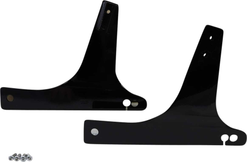 Drag Specialties - Drag Specialties Side Plates - Black - 50263840