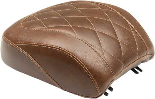 Mustang - Mustang Wide Tripper Solo Seat - Diamond Stitch - Brown - 83024