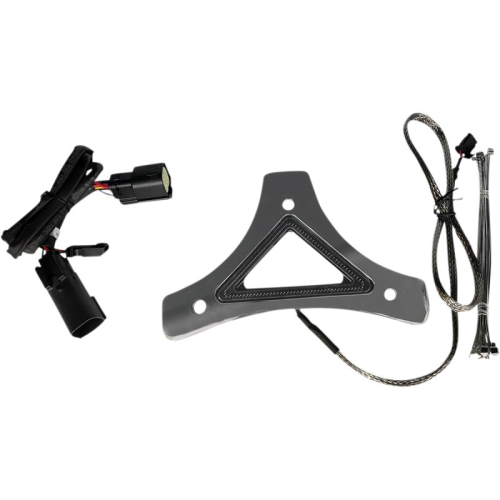 Custom Dynamics - Custom Dynamics Run/Brake Backrest LED Lights - Chrome - CD-BR-BCM-C