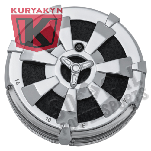 Kuryakyn - Kuryakyn Alley Cat LED Fuel and Battery Gauge - Chrome - 7381