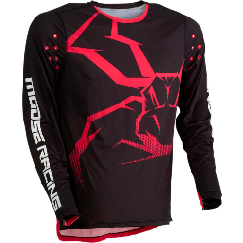 Moose Racing - Moose Racing Agroid Jersey - 2910-5839 - Black/Red - X-Large