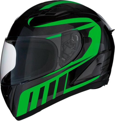 Z1R - Z1R Strike OPS Attack Helmet - 0101-11018 - Black/Green - Small