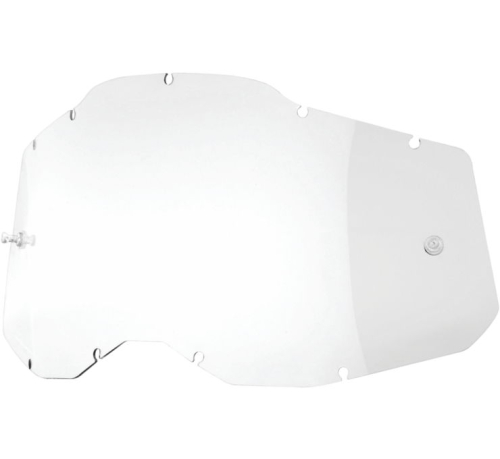 100% - 100% Lens for Racecraft 2/Accuri 2/Stratus 2 Goggles - Clear - 59077-00001